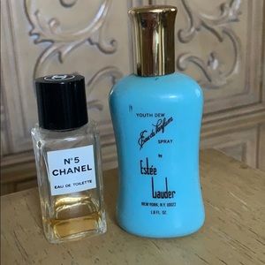 Vintage 2 Piece bundle set Chanel & Estée Lauder